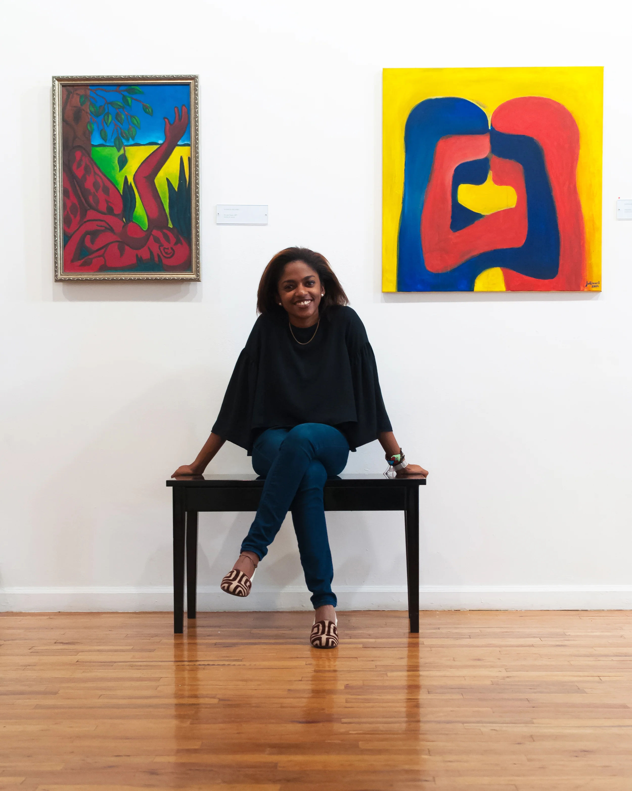 DESPEDIDA was exhibited during a group show "Energie Nouvelle" in NY at the Wilmer Jenning Gallery, along with another of my paintings "À l'ombre du Ficus" (2007)