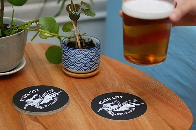 A set of coasters ships with every order #rivercitysocialclubrva #richmondva #beer #rva