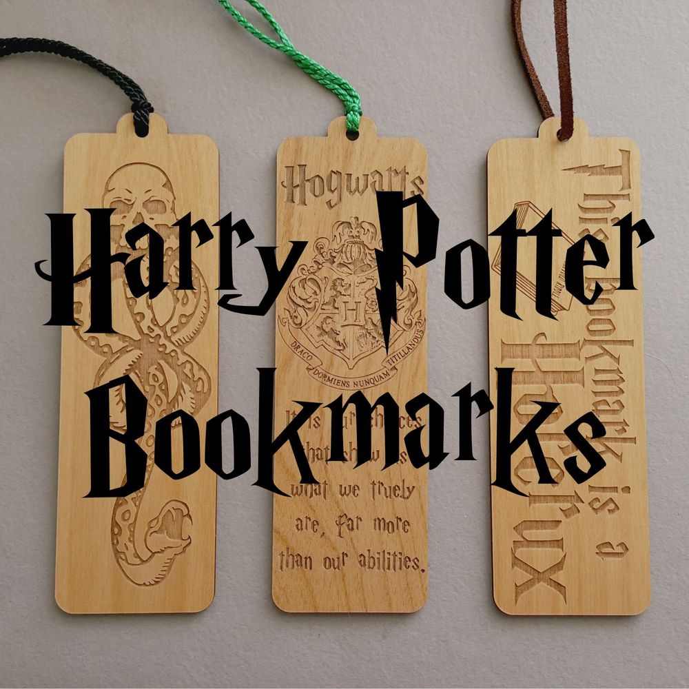 Harry Potter Bookmarks — Juniper and Ivy Designs