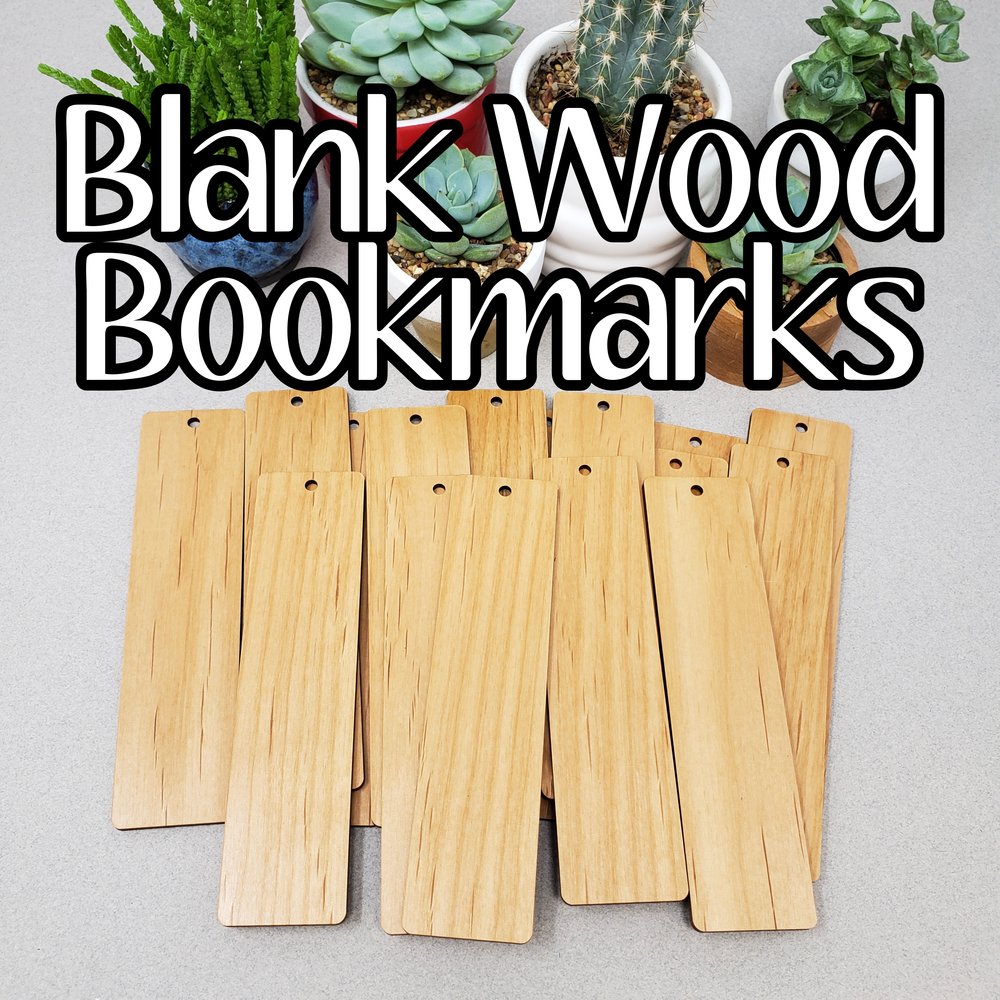 Blank Wood Bookmarks — Juniper and Ivy Designs