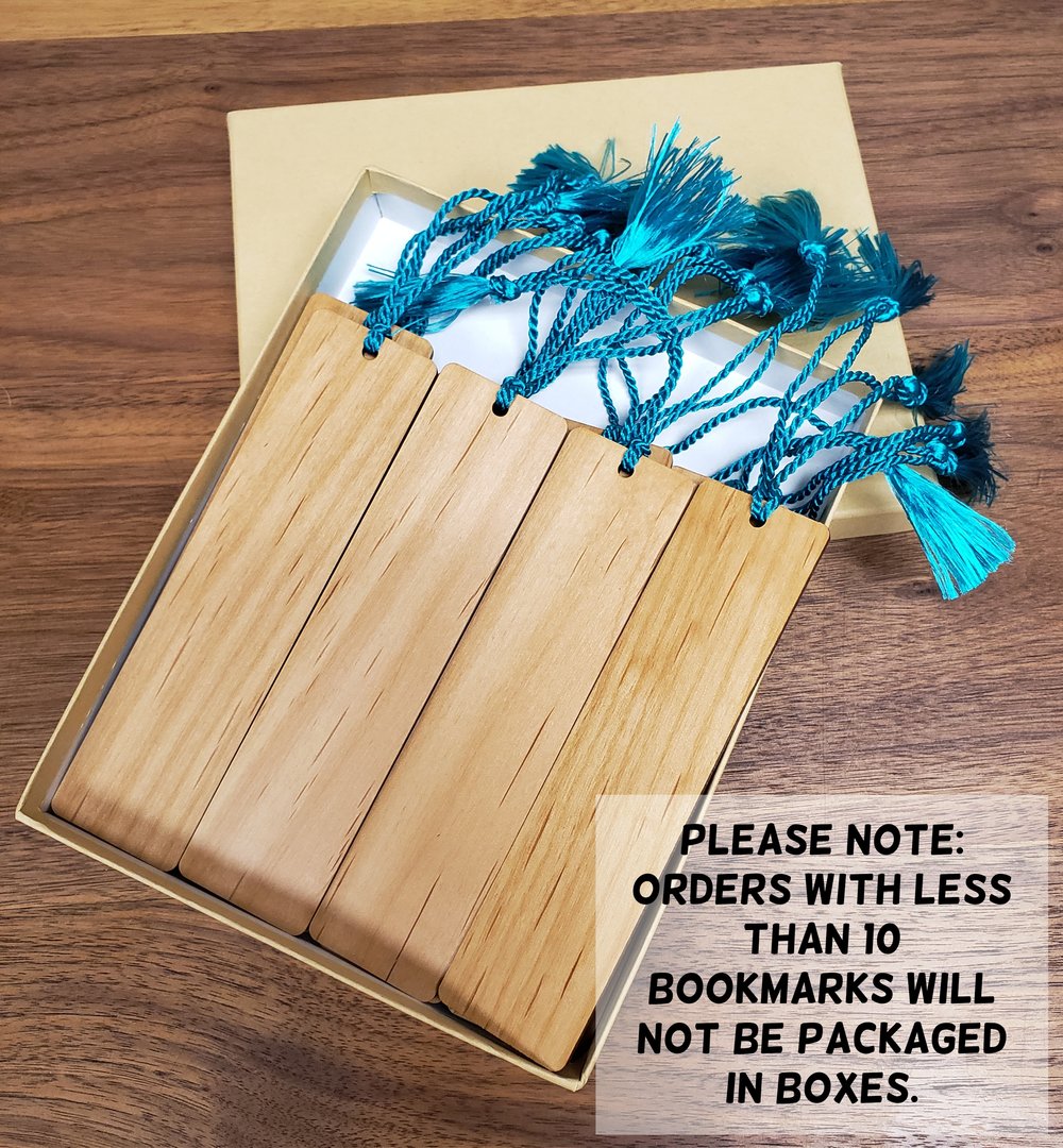 Blank Wood Bookmarks with Tassel — Juniper and Ivy Designs