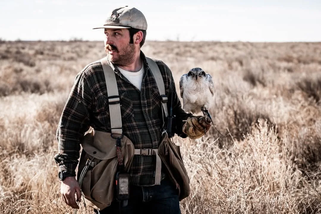 Jake with Goshawk