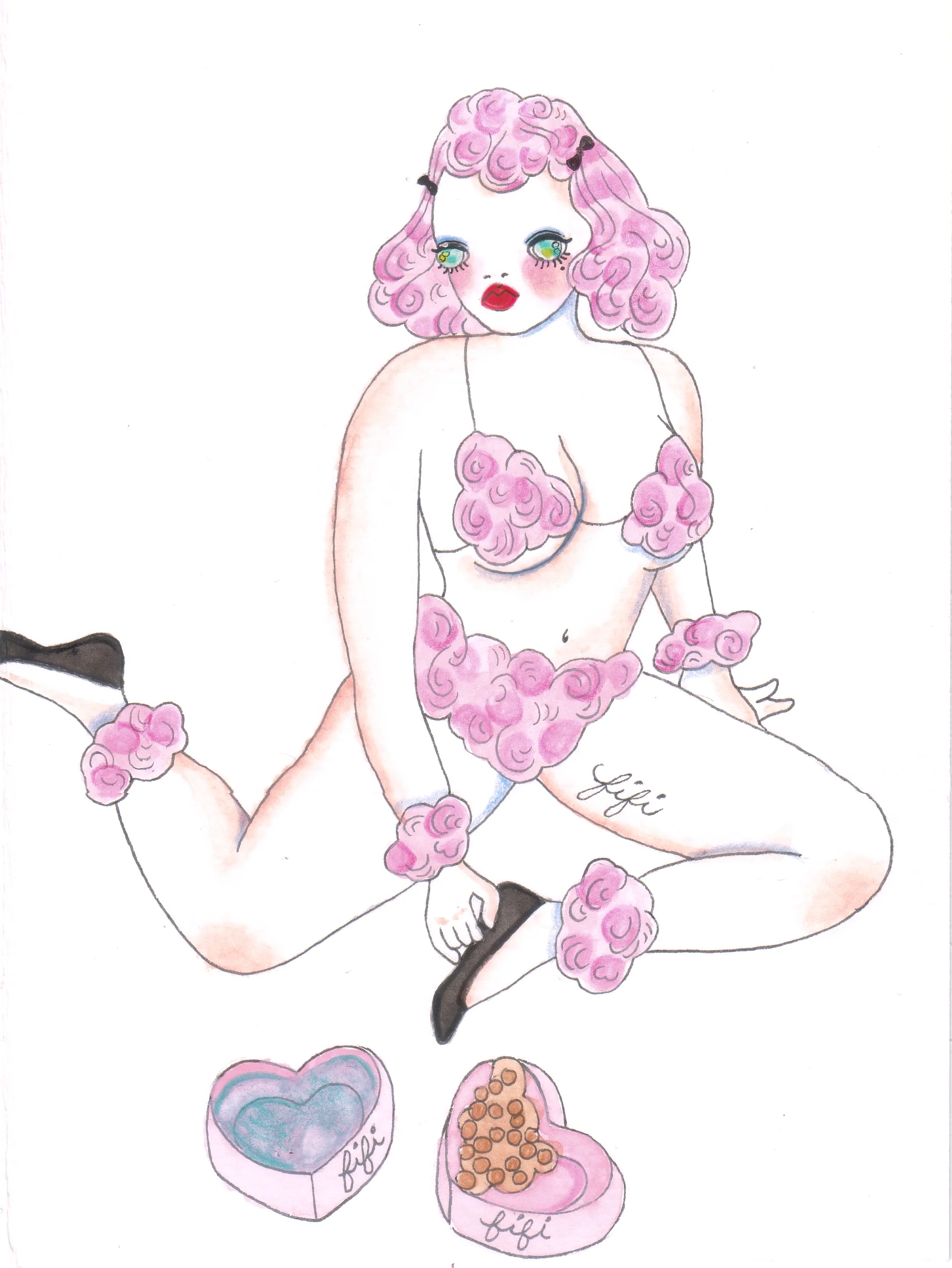 Fifi the poodle girl