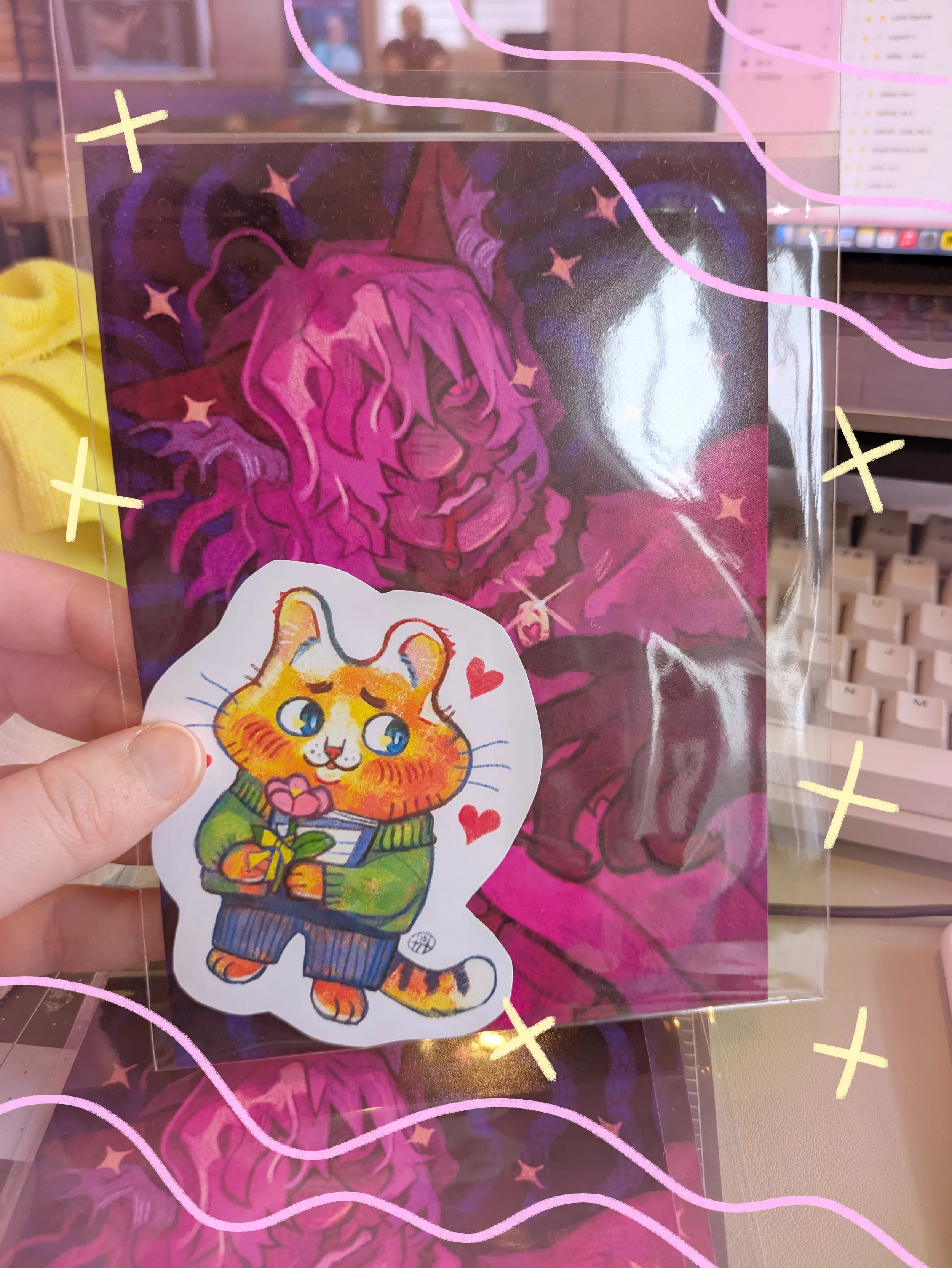 Sticky Bun Pack : November Ichigo and Cat Sticker!