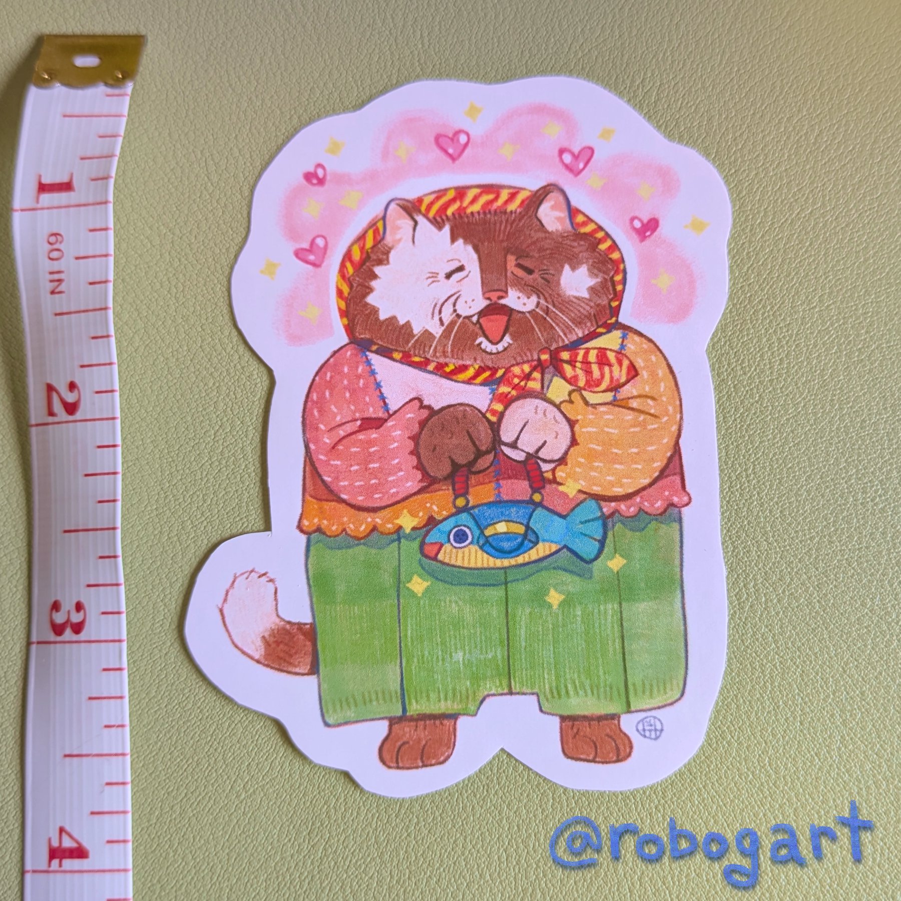Granny Cat Sticker