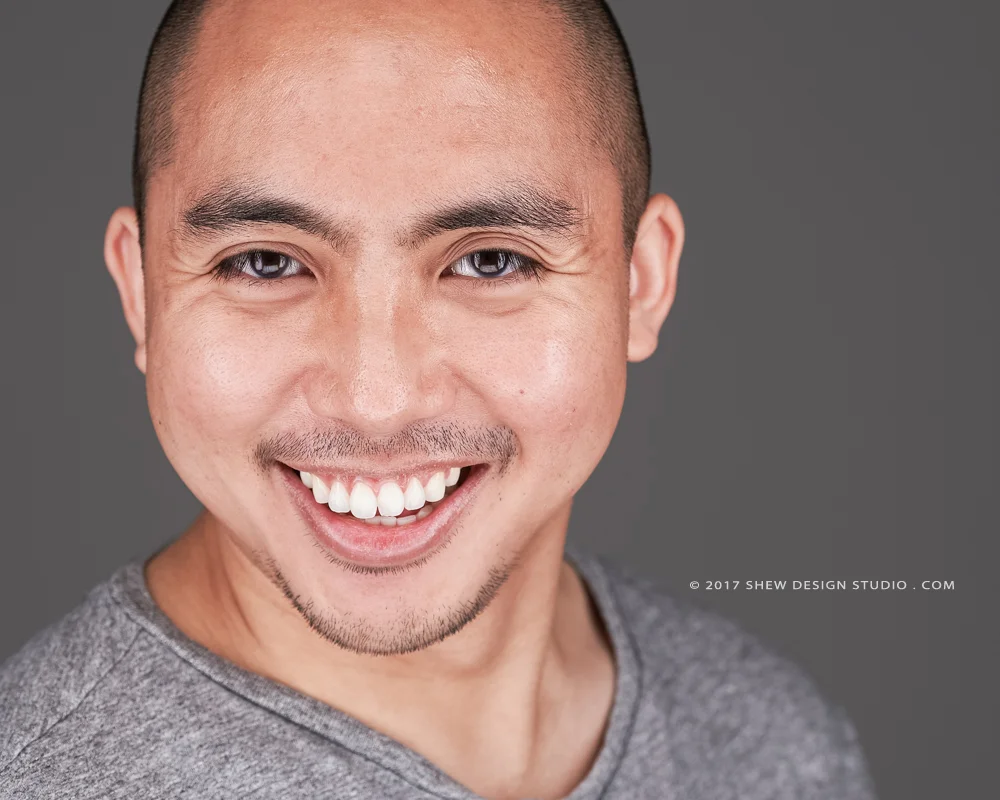 He probably Photoshopped my teeth. I drink a gallon of coffee a day...