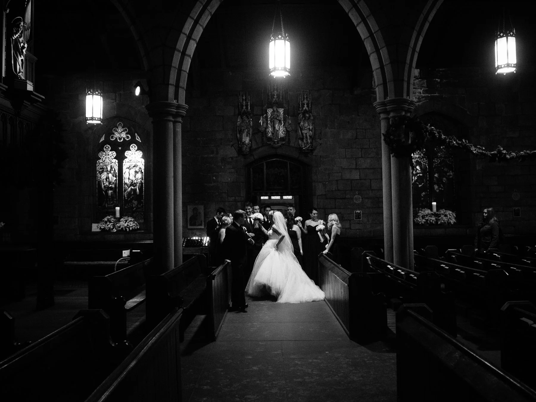 curtis center wedding photos