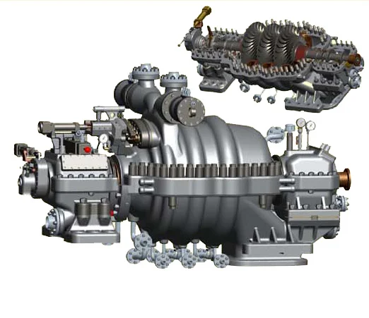 JN Radial flow condensing steam turbine