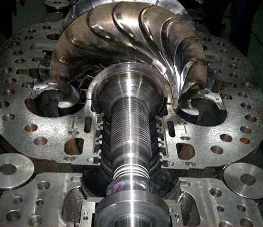 Radial flow steam turbine Assembly