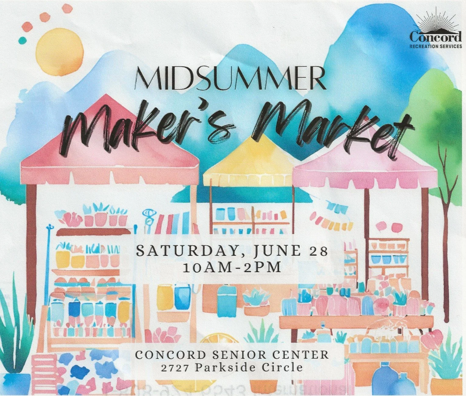 Mid Summer Maker's Market