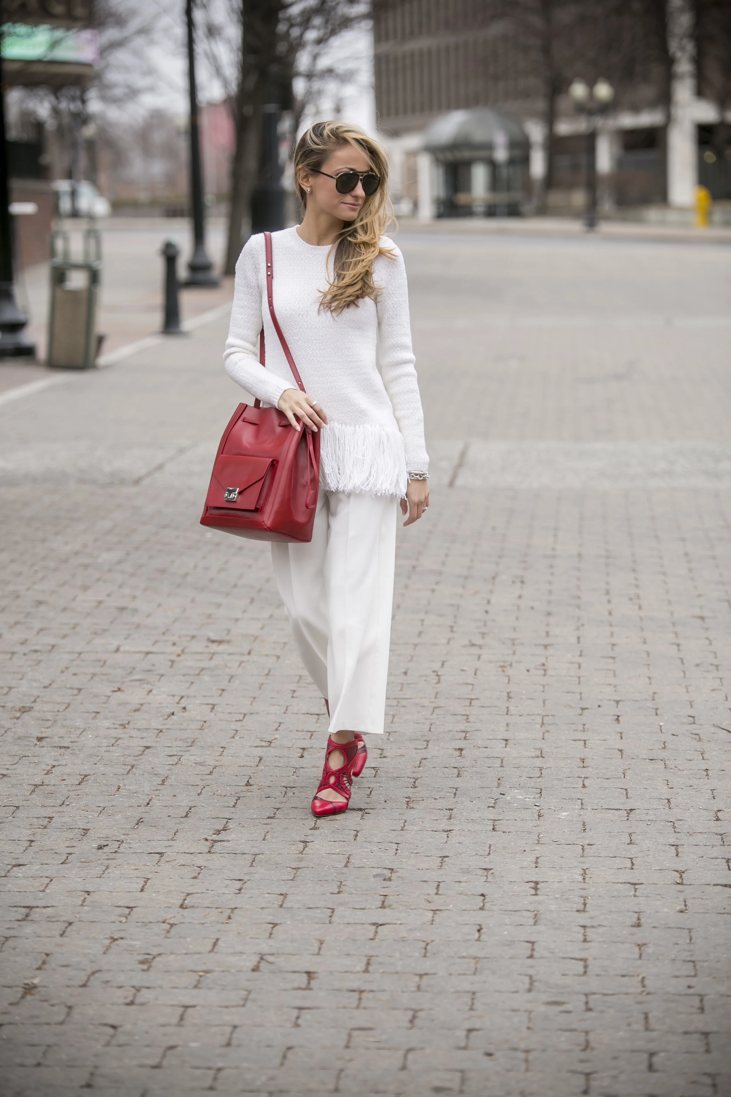 Sweater: Theory |Pants:Topshop ( similar here )| Shoes:Alexandre Birman (older)|Bag:Loeffler Randall (sold out) Dino Petrocelli Photography