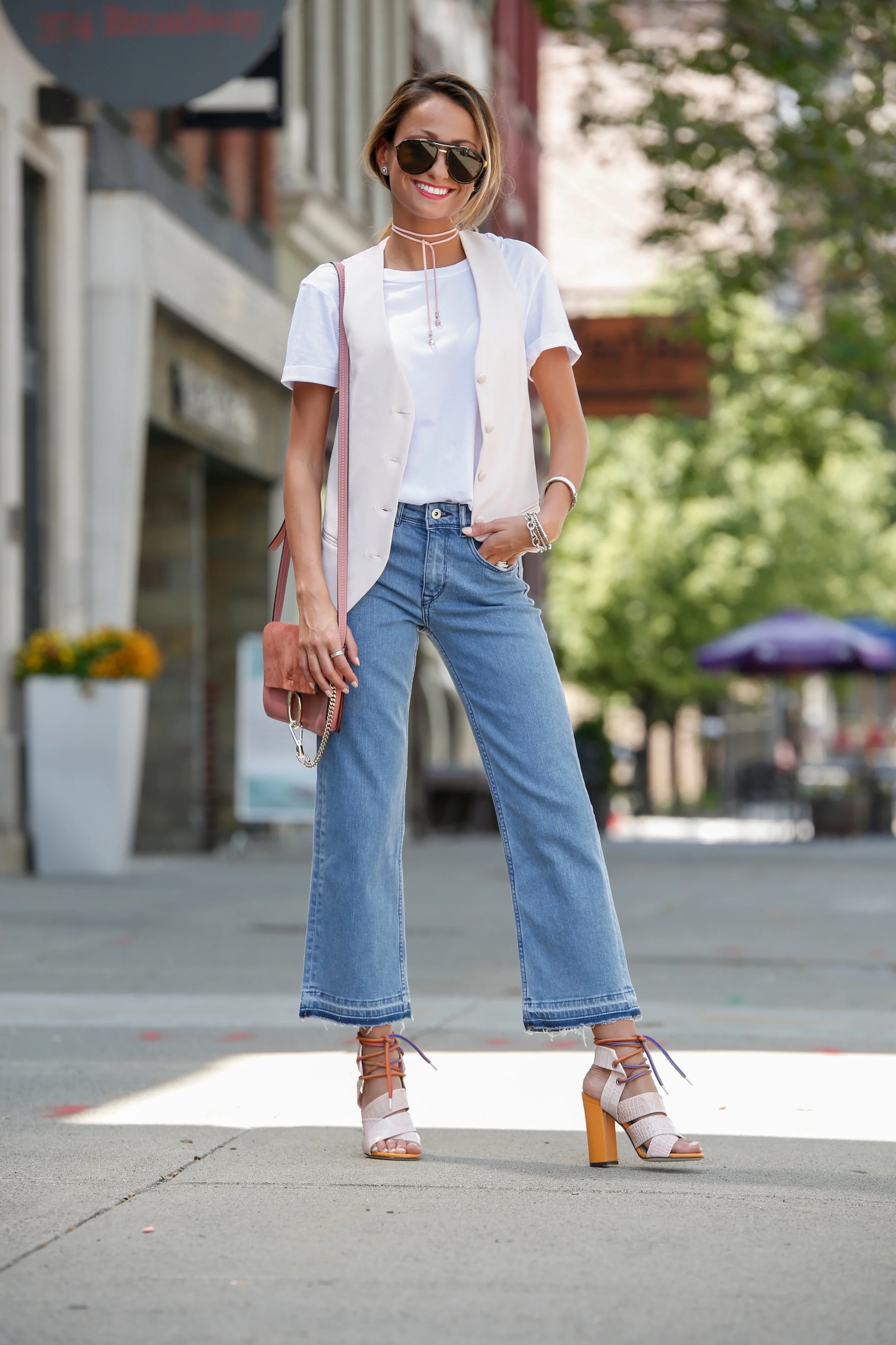 h and m flare jeans