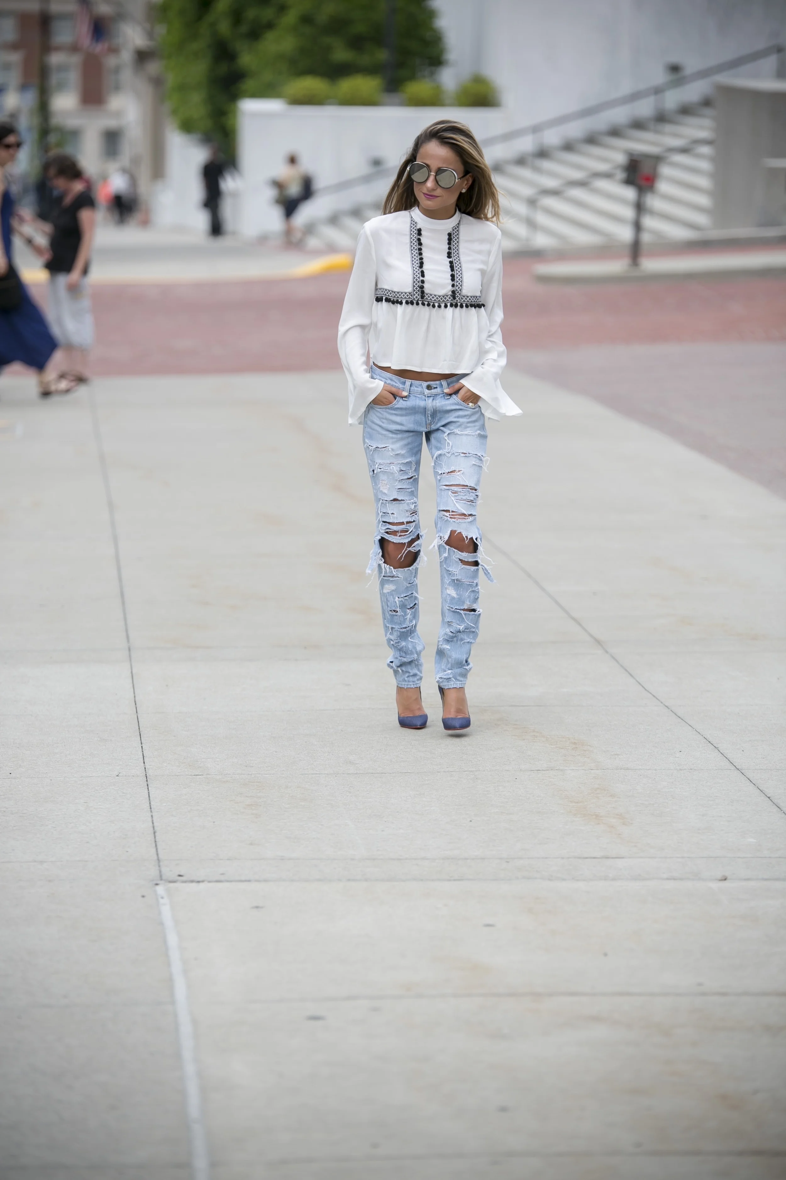 Top: Asos |Jeans: Rag&Bone |Pumps:Christian Louboutin(older)|Sunnies: Jimmy Choo Dino Petrocelli Photography