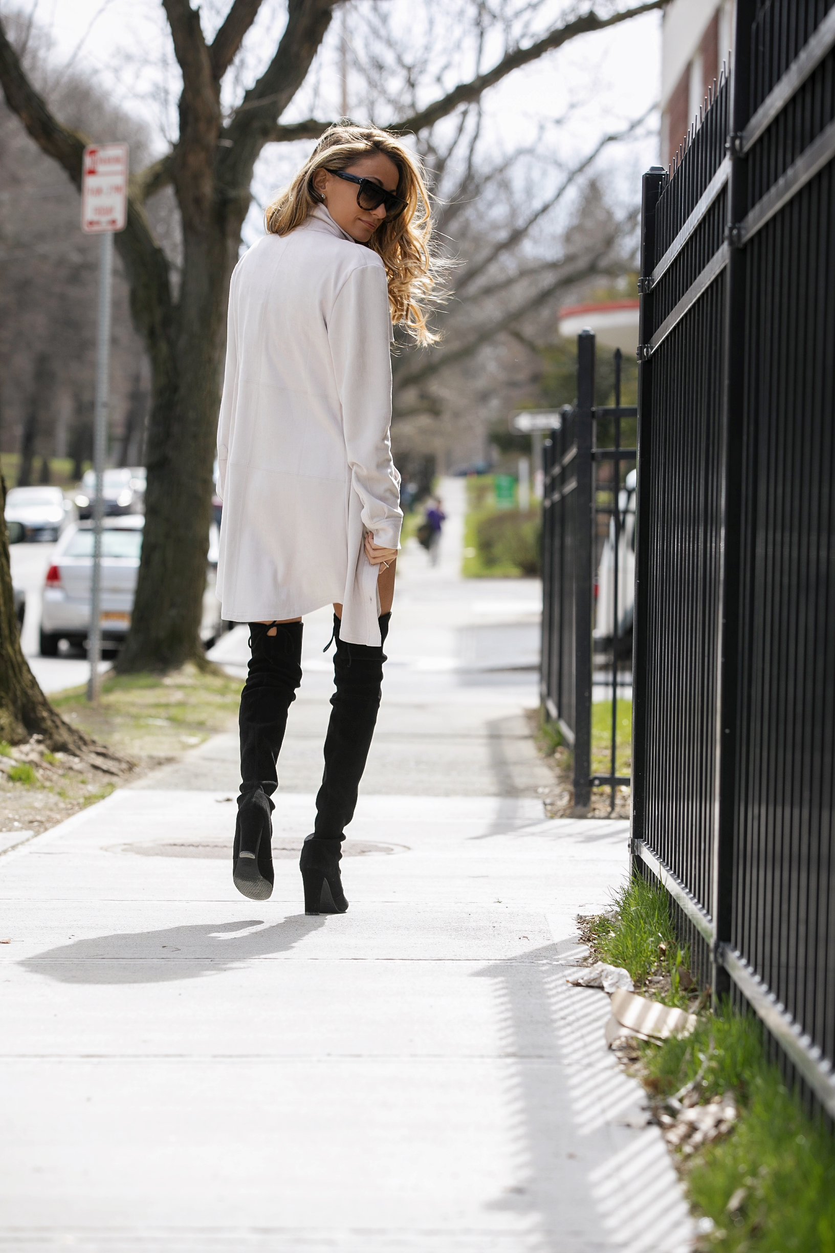 Shorts/Button up: David Lerner (Available at The ShoeBox NYC)|Top: Milly |Boots: Stuart Weitzman Dino Petrocelli Photography