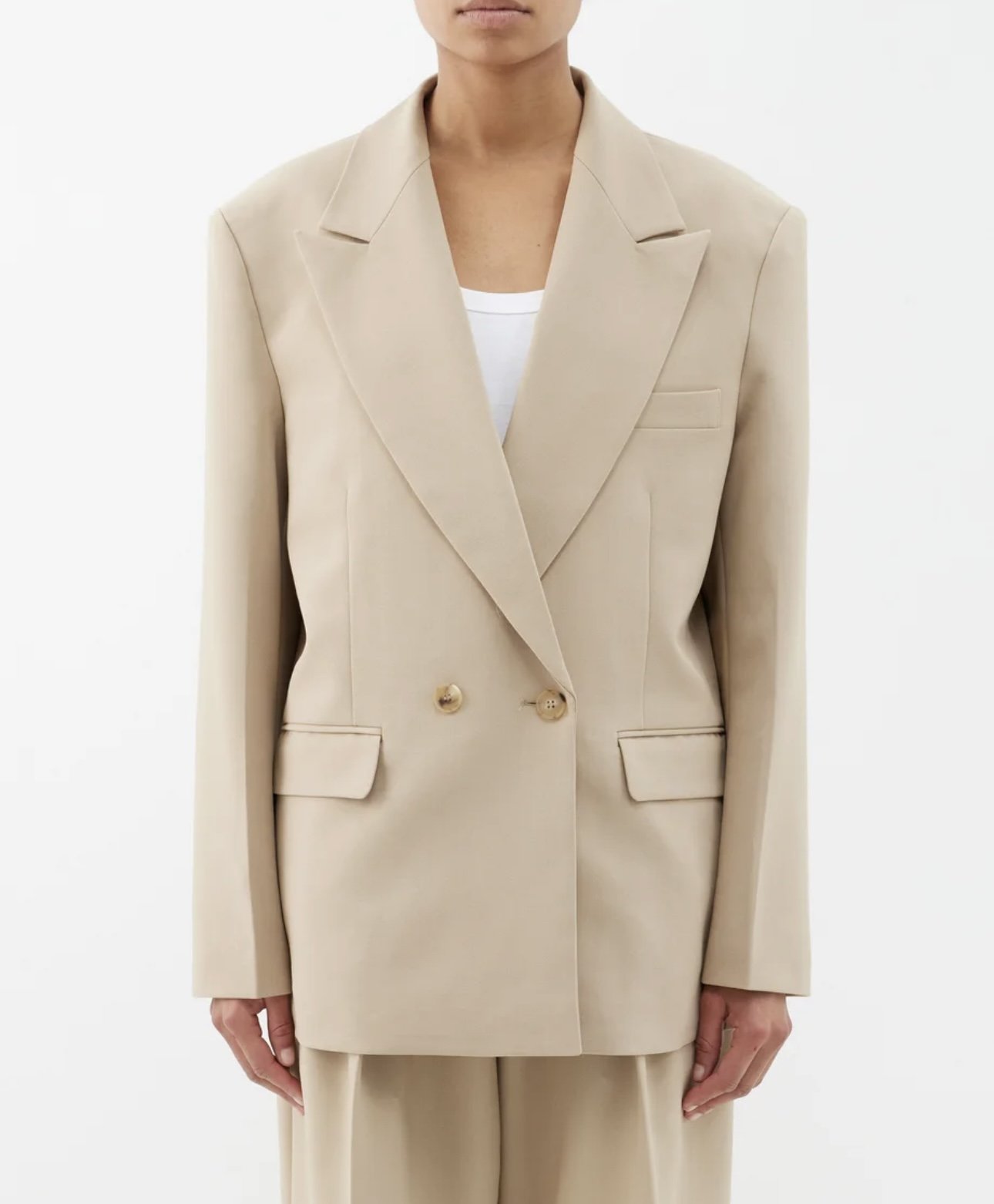 Corrin oversized double-breasted suit jacket