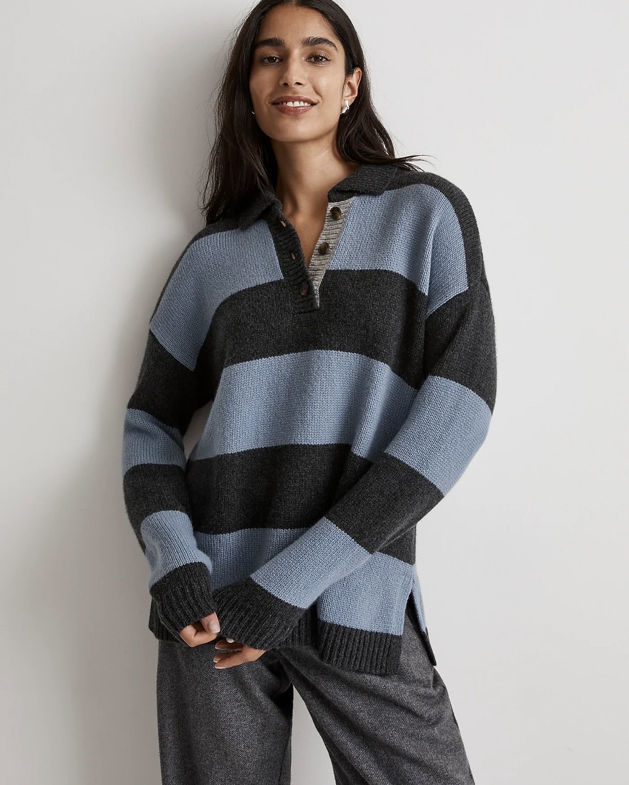 rugby pullover sweater