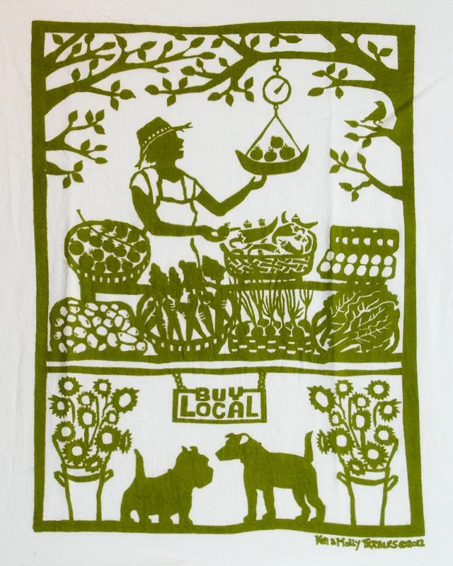 Kei &amp; Molly Dish Towel (Buy Local)