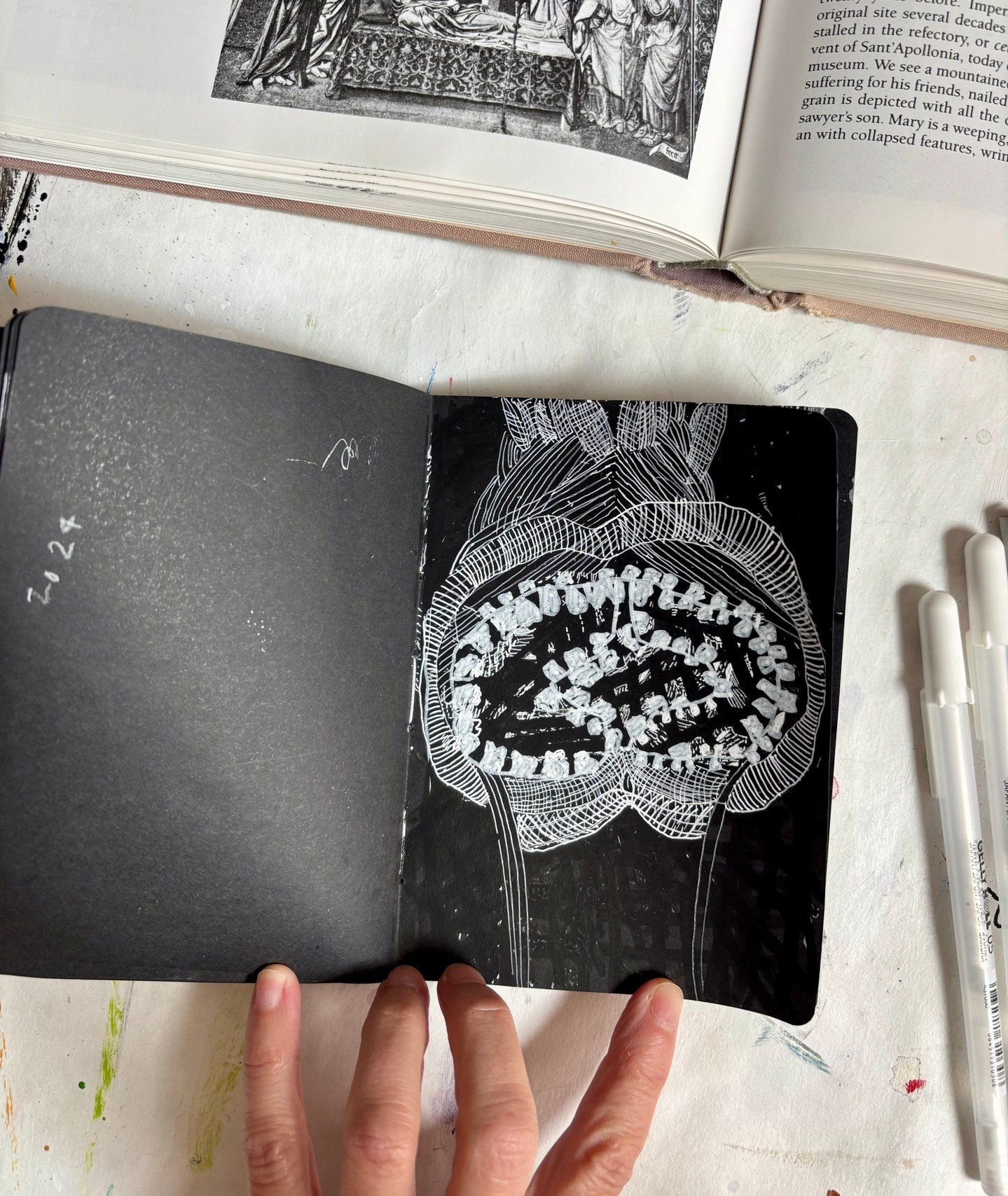 🔲
🔲
🔲
🔲
🔲
#sketchbookdrawing  #blackandwhite #ellenburgin #bayareaartist  #penandink #gellyrollgelpen
