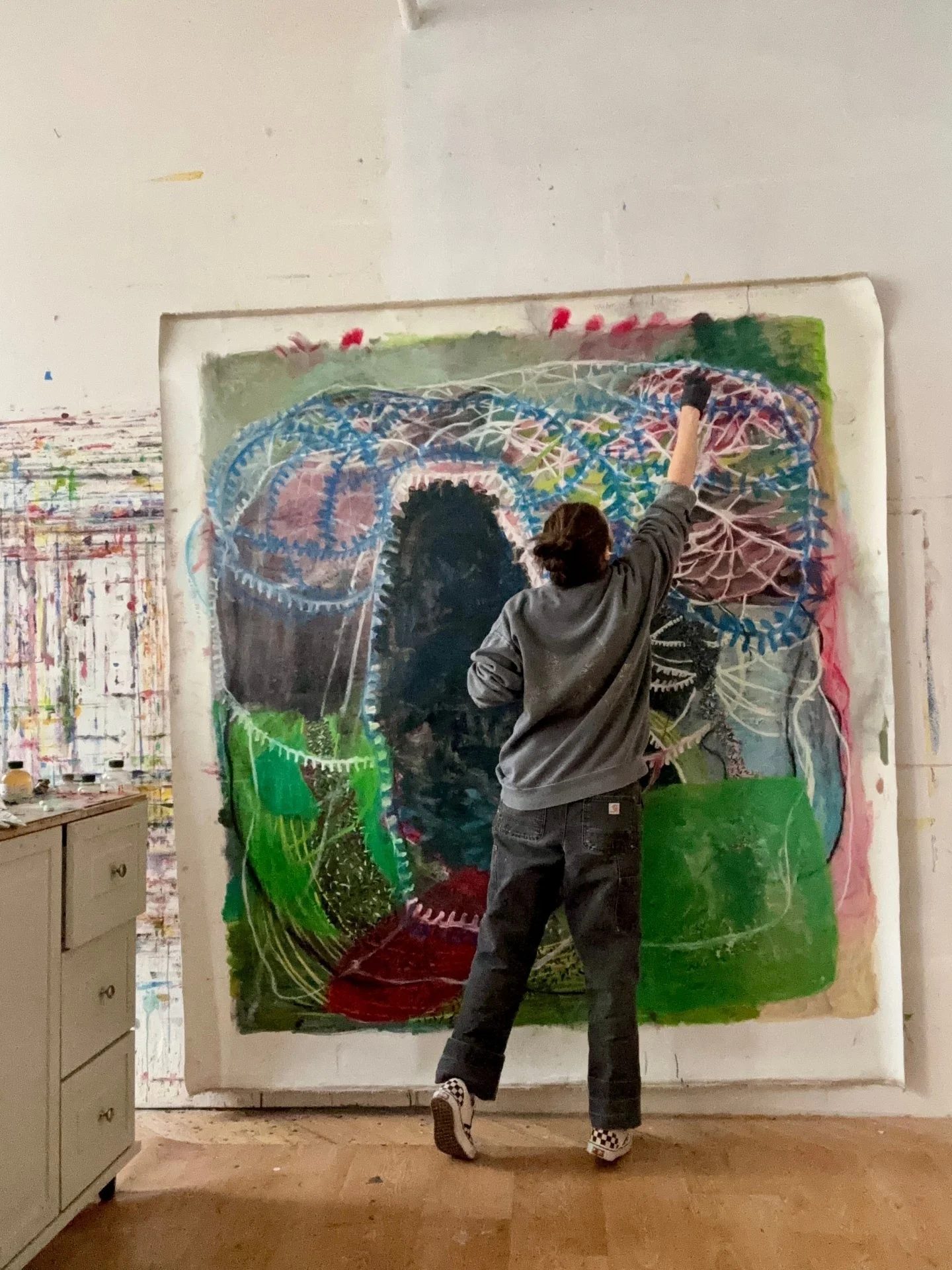 New year, new painting in progress

#inthestudio #artprocess #underpainting #largescalepainting #oilonlinen