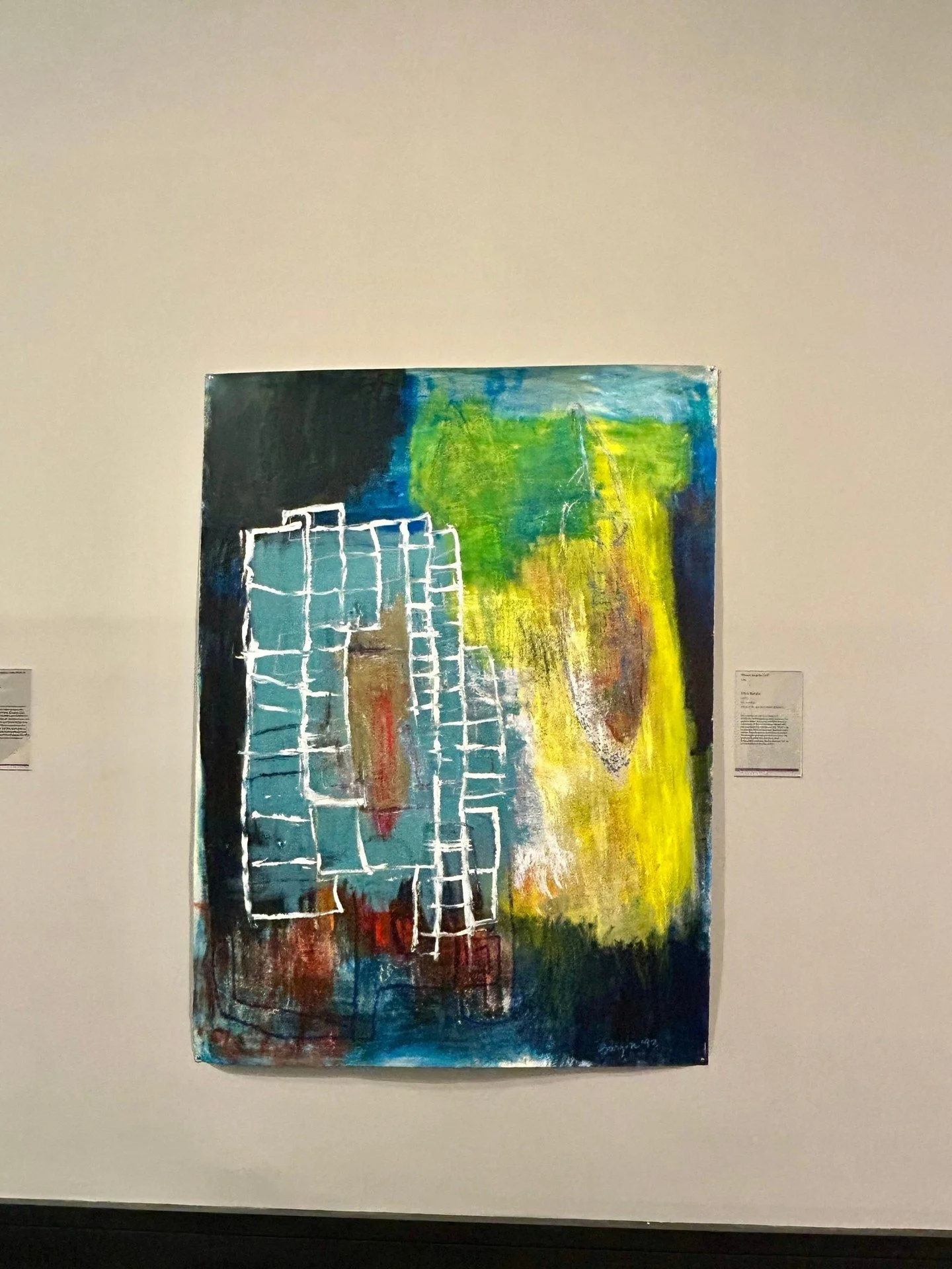 Where Angels Live was acquired by the @alexandriamuseumofart in 1997 &mdash; nearly three decades ago.
It means so much to see this painting still cared for and currently on view alongside other works from the permanent collection. 
If you're in the 