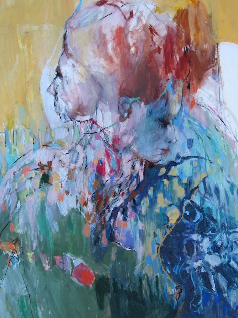 Untitled / 20" x 30" / Acrylics and pastel on paper