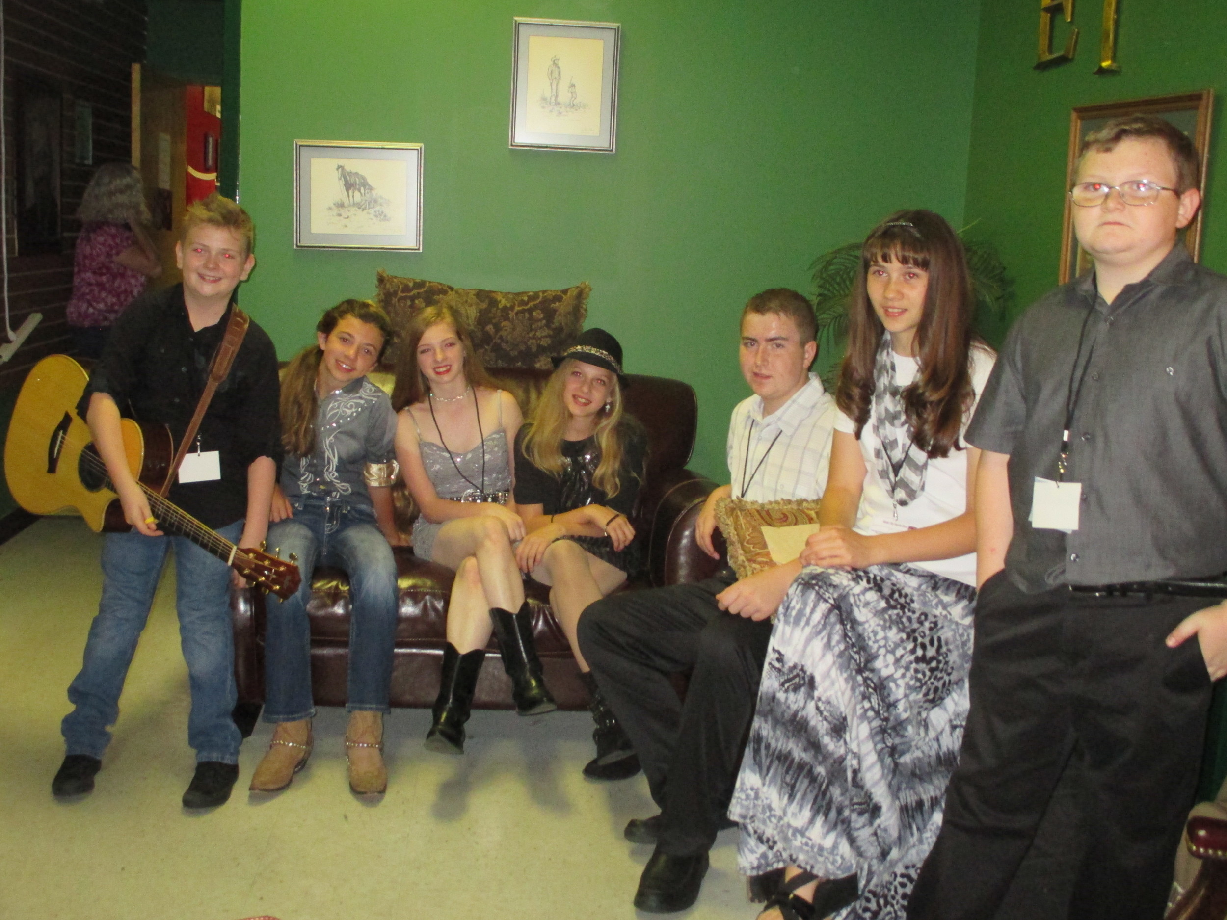 Meeting Some New Friends in the Green Room