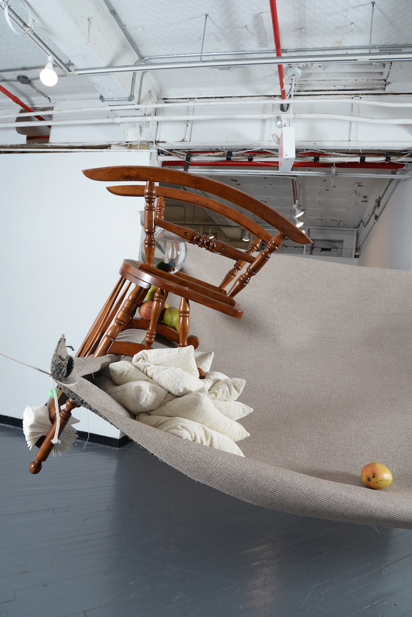 This May Fall (flying carpet)- detail, 2014
