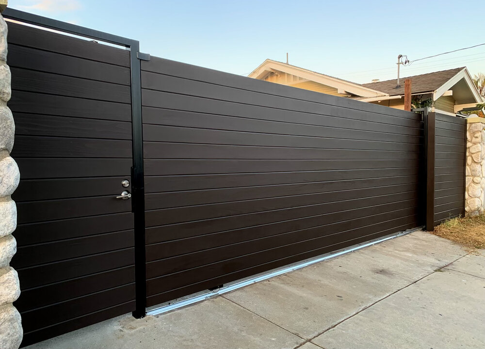 Electric-Motorzied Driveway Gates Harwell Design - Fences, Driveway Gates, Los Angeles, Santa Monica