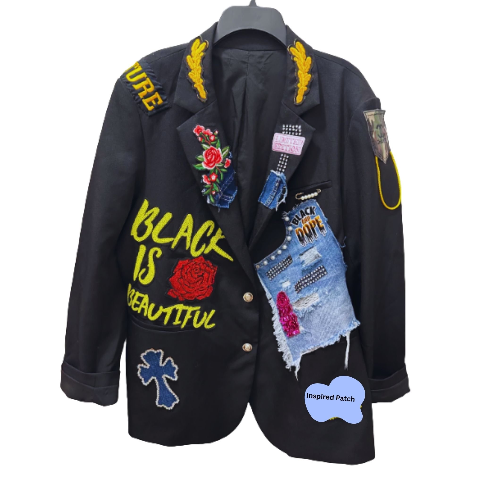 Black is Beautiful Junnk Blazer B - 165.00.jpg