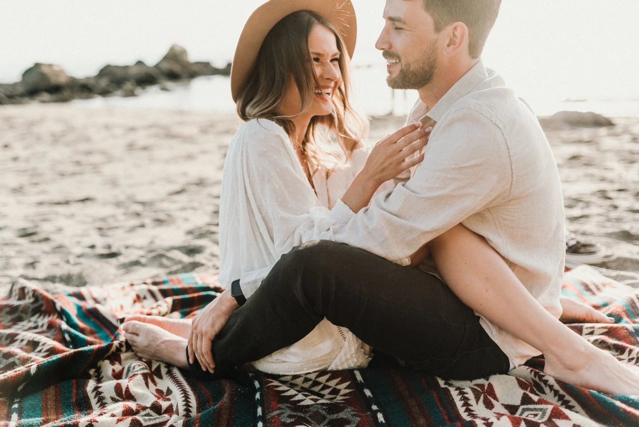 Romantic Engagement Photos at Wreck Beach