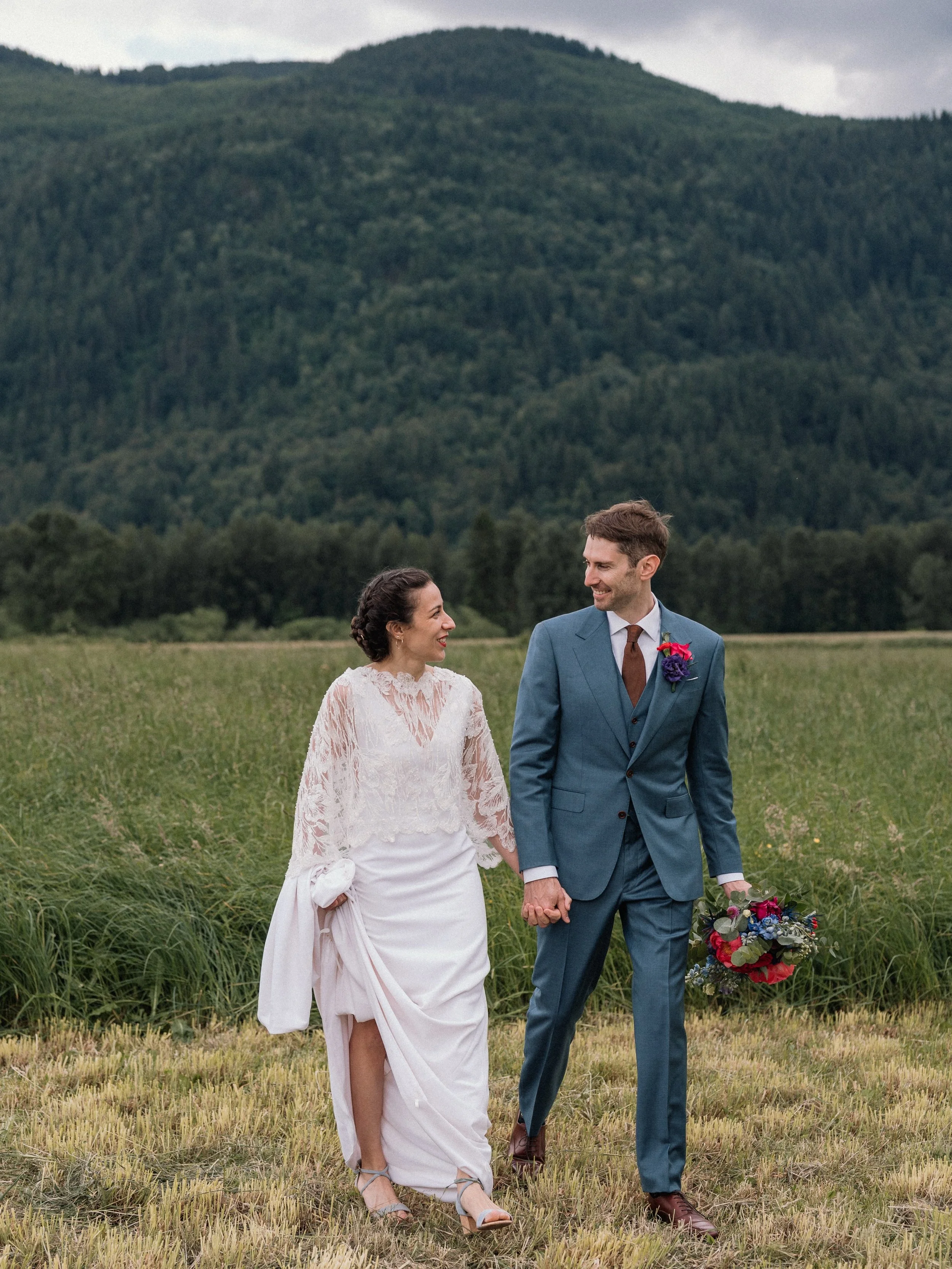 M+S

These two tied the knot on their beautiful family farm surrounded by guests who were bussed in ready to camp out for the weekend. It was a complete downpour just hours before the ceremony was to take place but somehow the clouds parted and the s