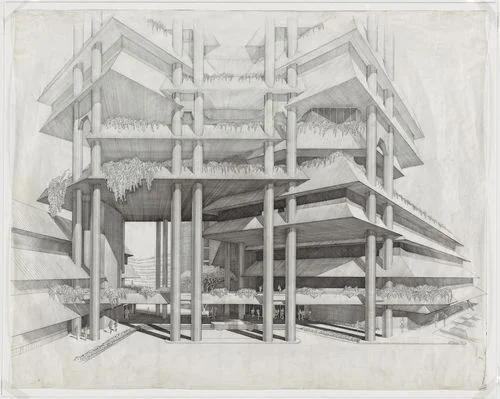acidadebranca:

Black &amp; White Illustrations
[753]
ainfantek:

Paul Rudolph Jakarta 1983