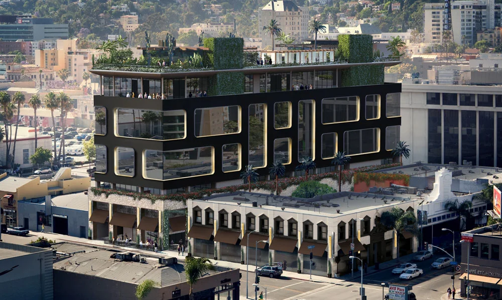 lowqualityfuture:
This is a proposed hotel in Hollywood at Cahuenga/Selma. I like it a lot, it kinda has a groovy vibe to it. Construction is supposed to start in the spring after being delayed cause of the economy.