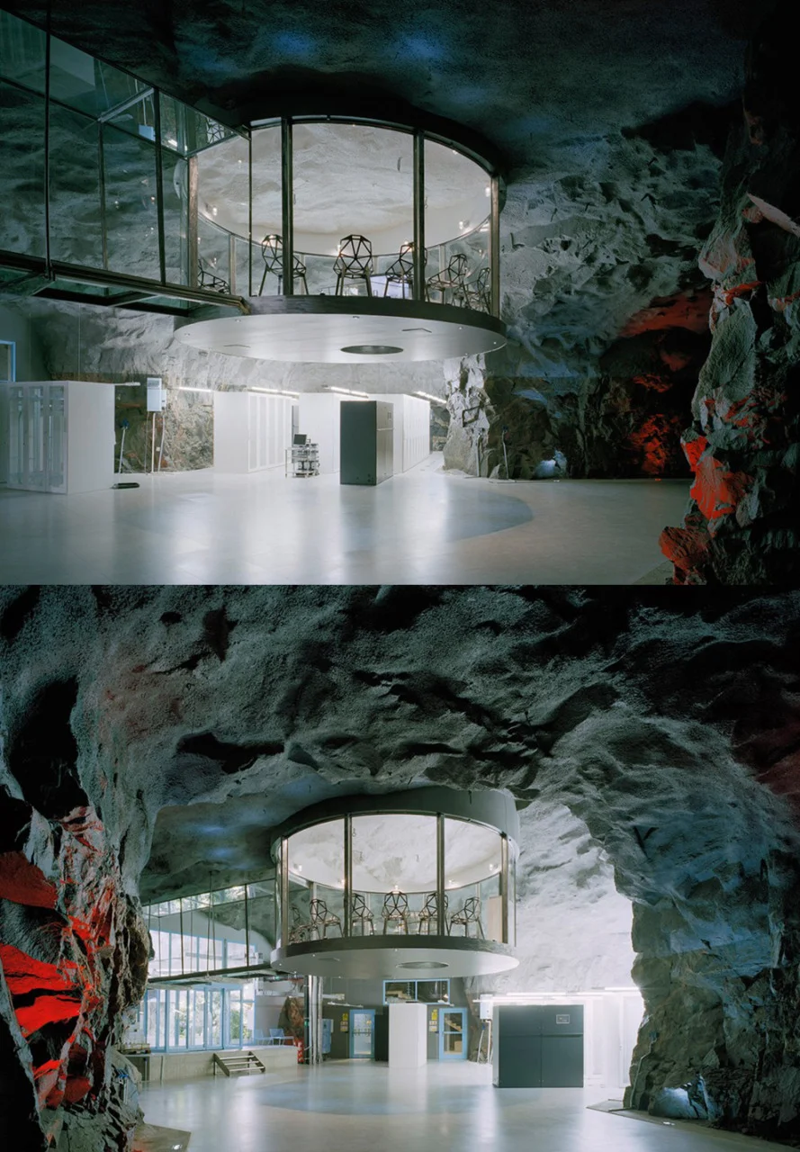 sixohthree:
Architecture of WikiLeaks | ArchDaily
Thanks to the New York Post article we noticed that this project Pionen White Mountain, which we featured November 24, 2008, is indeed the WikiLeaks Headquarters.   Pionen – White Mountain designed…