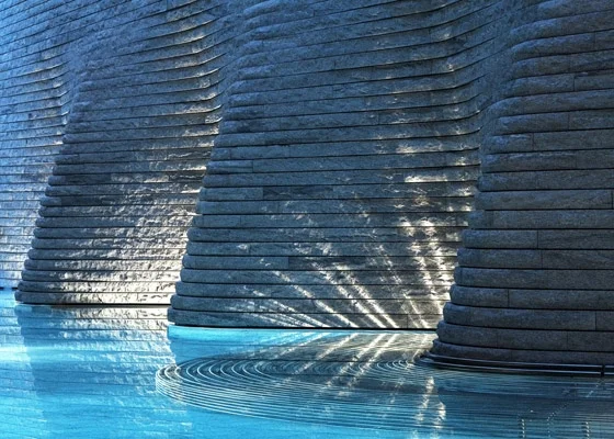 subtilitas:

Mario Botta - Berg Oase Wellness Center and Spa, Arosa 2006. Via.