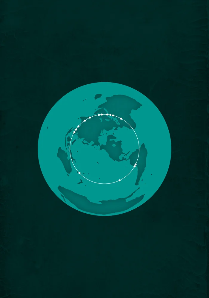 navigolucky:
csebastian:
(illustration above by Michæl Paukner)
This website says world wonders fall upon the curve of one great circle. If this is legit, my mind is blown.
The sites listed above are shown clockwise from Giza on the equal azimutha…