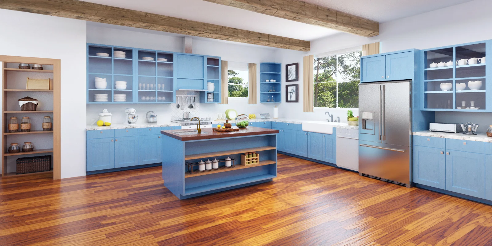 2016-01-24_Kitchen 1 Update render_NEWrustic beam.jpg