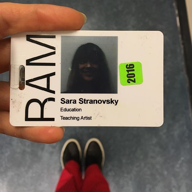 first time ive been ready for a work ID photo and it didn't matter this time. who is that? i tried to direct my own id photo shoot but my new security friend wasnt into it. yay for upcoming discounts at BAM!