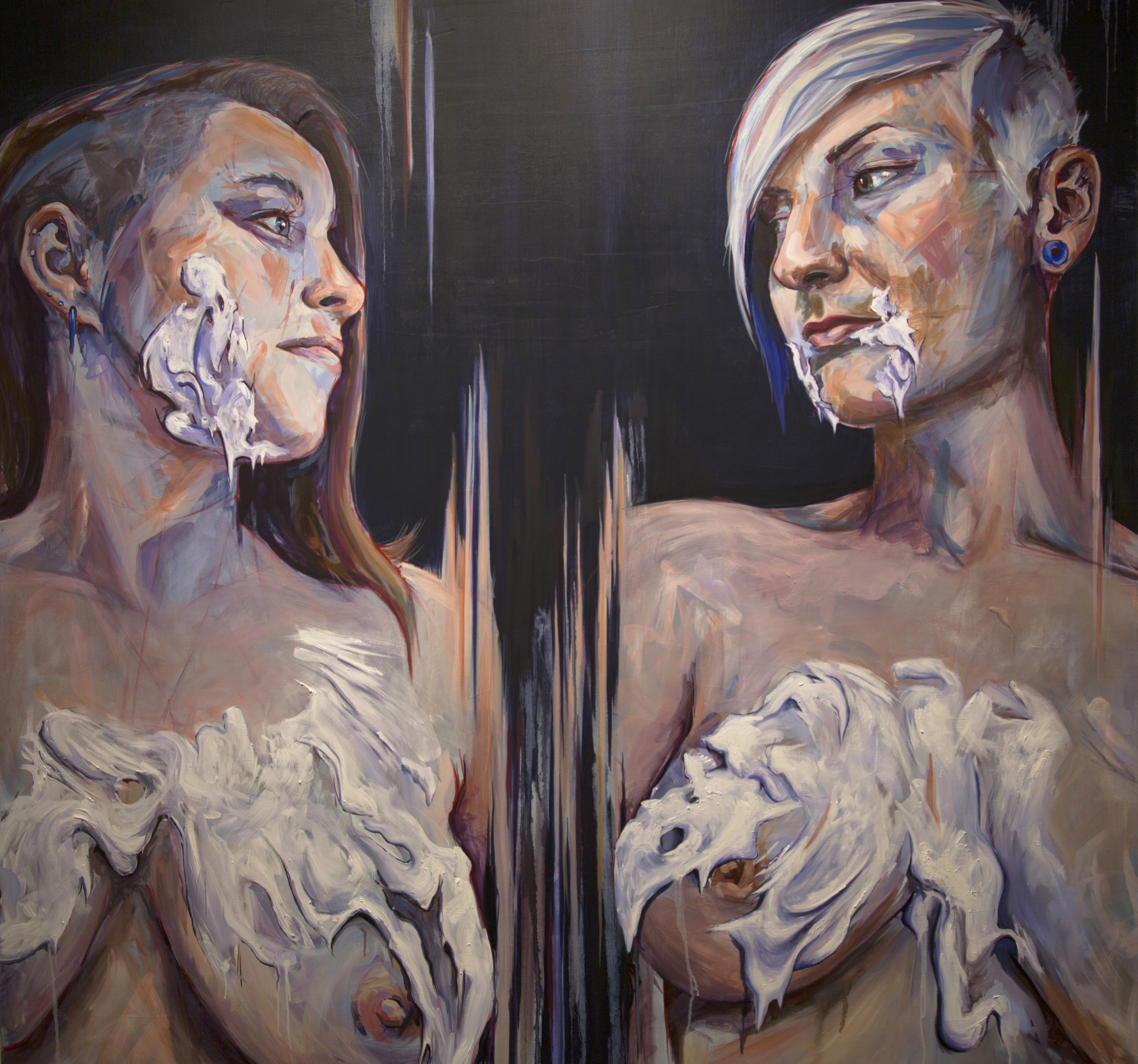 Skewed Gaze (Partial Self-Portrait)