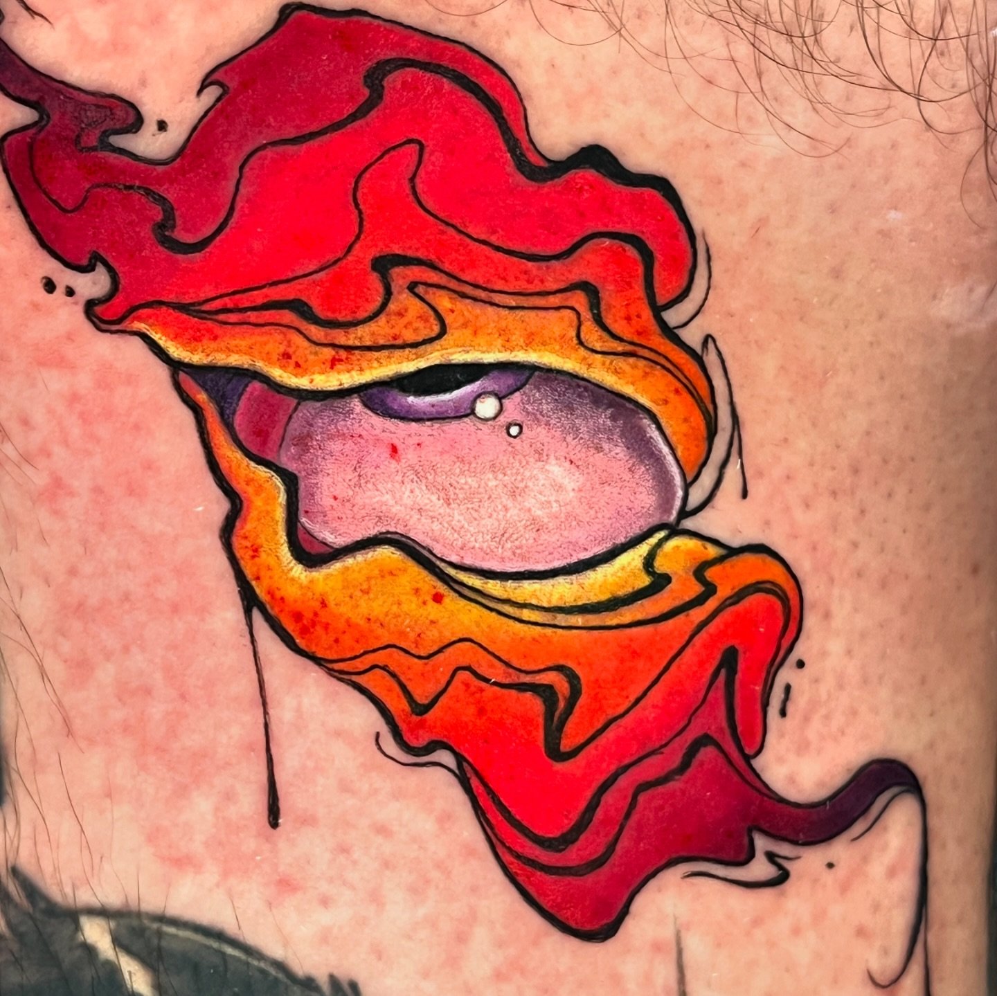 👁️ The eyes have been popular 👁️ Did this one last week for Calvin- from my flash! done @firstclassnyc