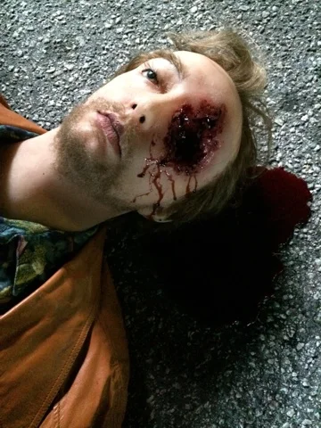  This is the prosthetic head made for the movie. It has hair punched in the hairline, eyebrows, eyelashes and beard.&nbsp; 