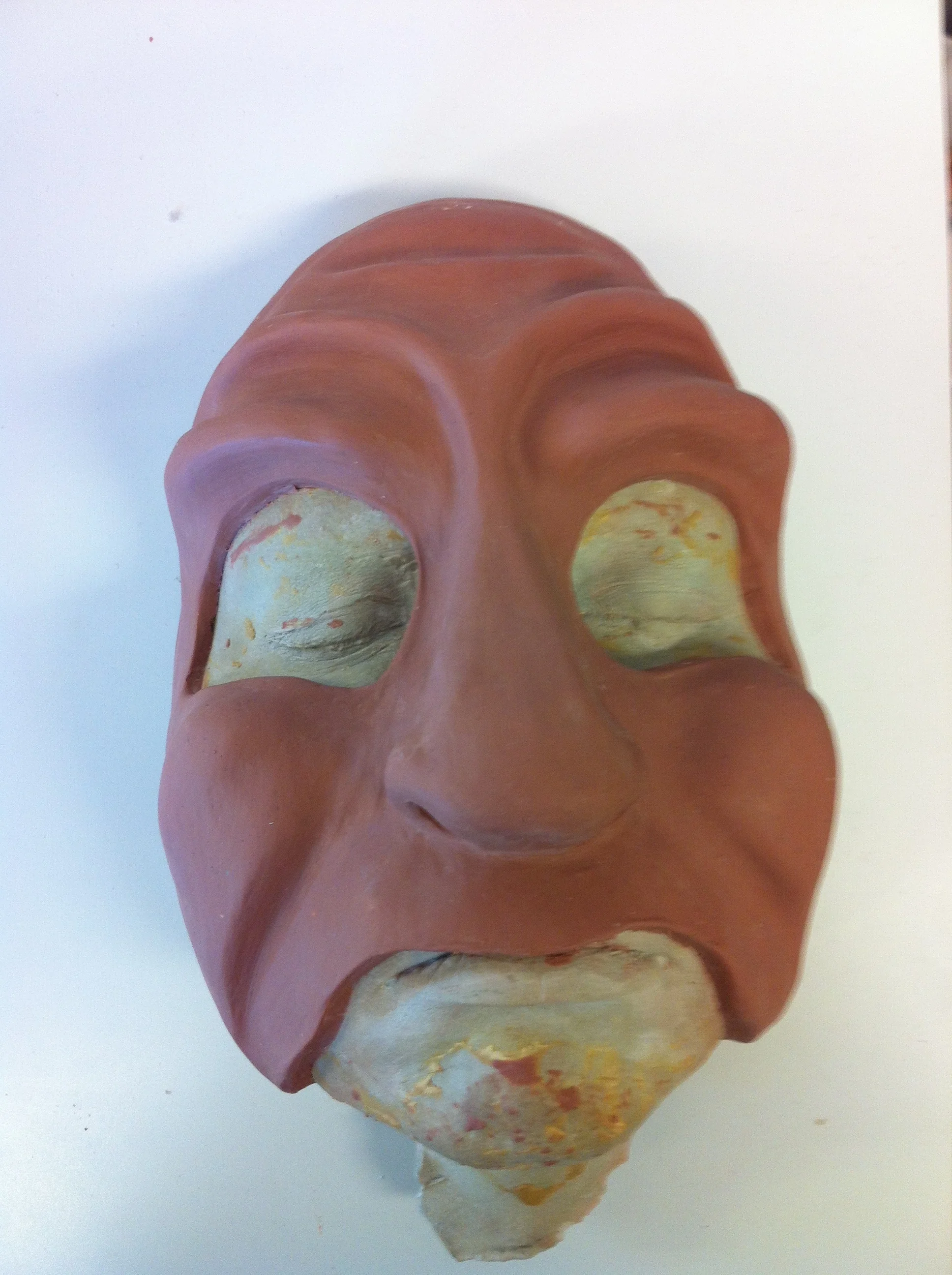 Sculpted masks for Comedy of Errors
