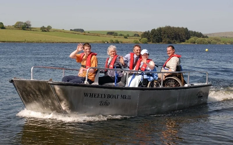 Enjoying a day on the water - Sibleyback Reservoir, Bodmin Moor
