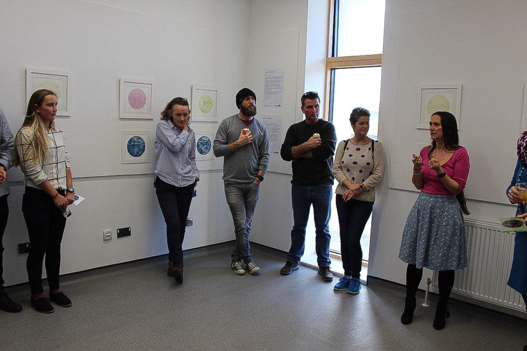Researchers from the ESI with Josie