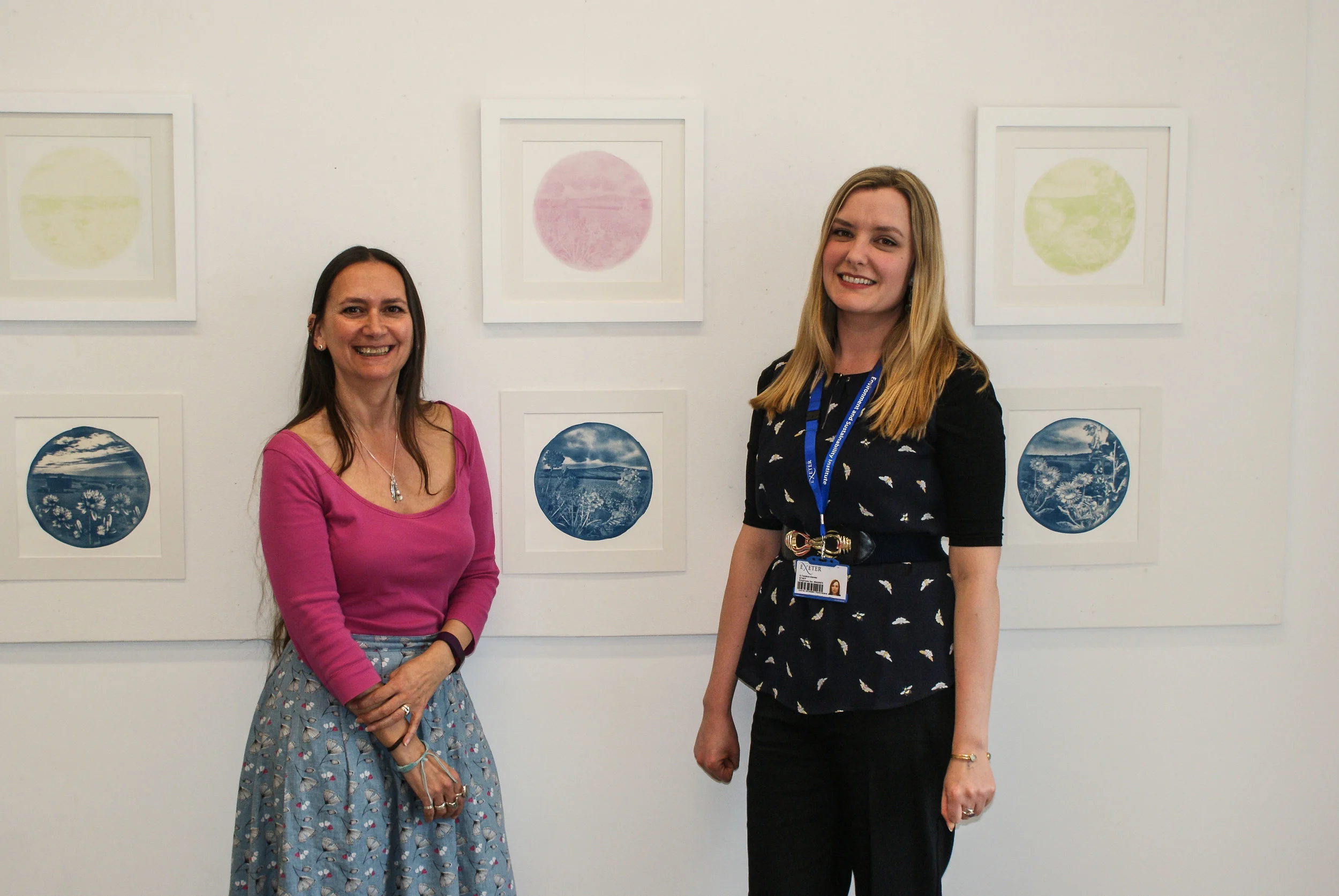 Josie with Dr Grace Twiston-Davies, ESI Research Associate and project lead for Farms for AONBees