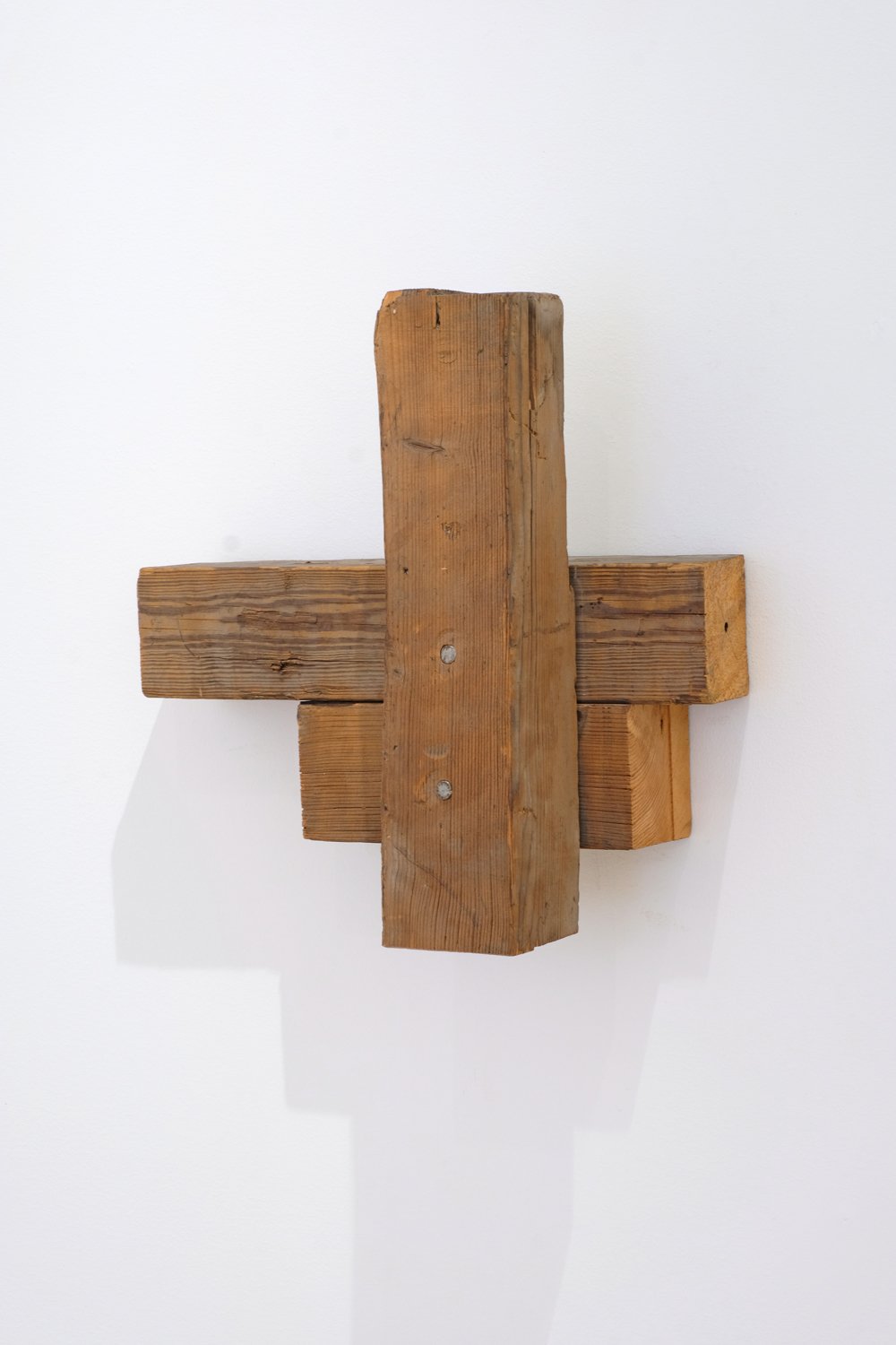   Richard Nonas    Stubs  , 2005  Wood and nails  40 x 39 x 16 cm  (RN0012) 