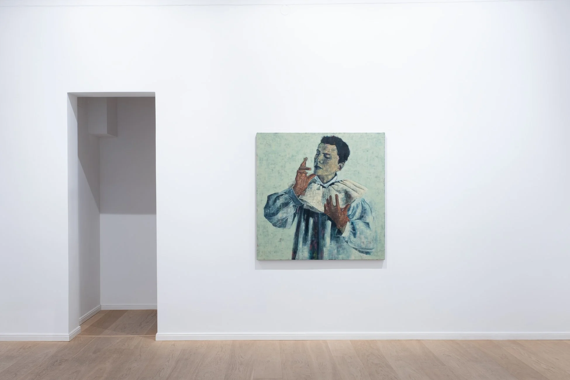 Installation view of Sara Berman's exhibition 'Where Muses Dare'  (2025) at Larsen / Warner Stockholm