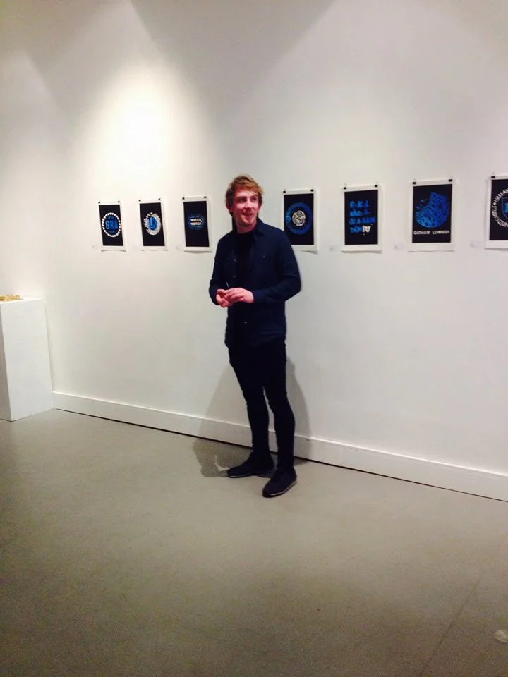 Limerick artist Eoin Barry. Photo courtesy Emer Casey, Limerick Printmakers