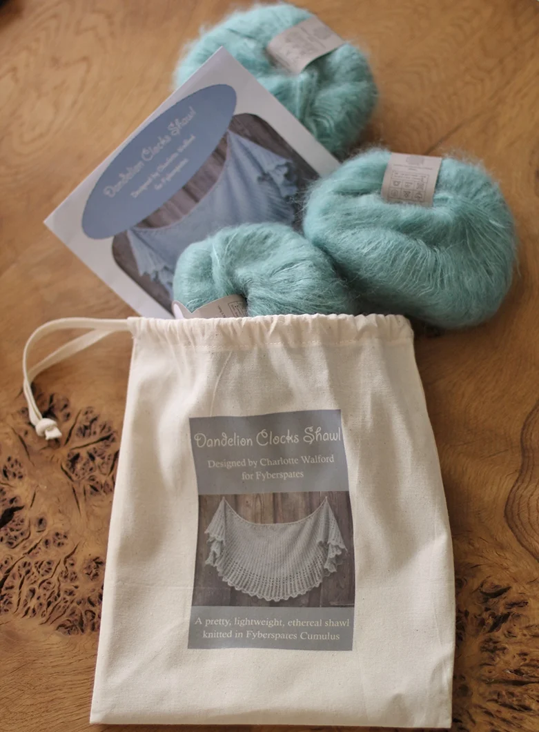 Dandelion Clocks Shawl Kit