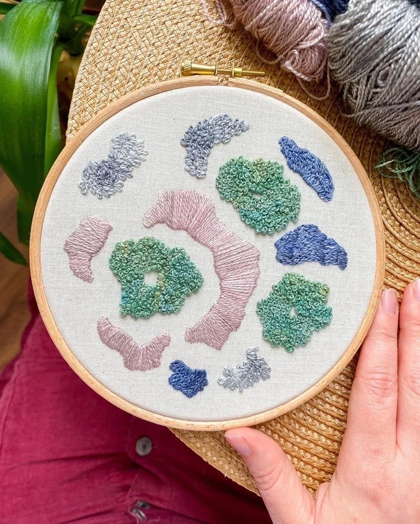 Lovely Lichens Embroidery Pattern